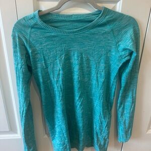 lululemon athletica Teal Long Sleeve Top